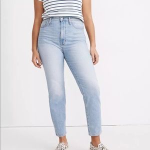 madewell the curvy perfect vintage jean size 32